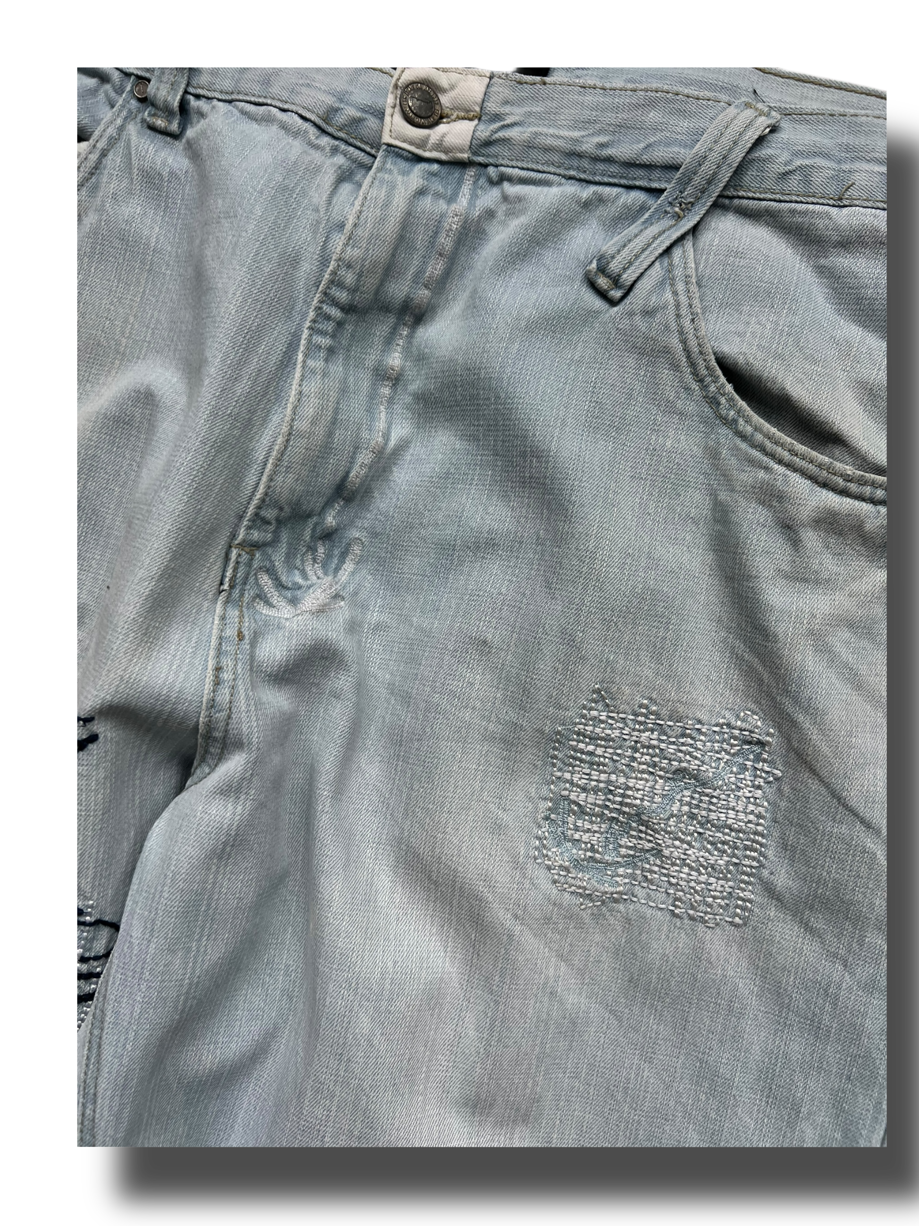 Vintage rare heavy washed Karl Kani jeans