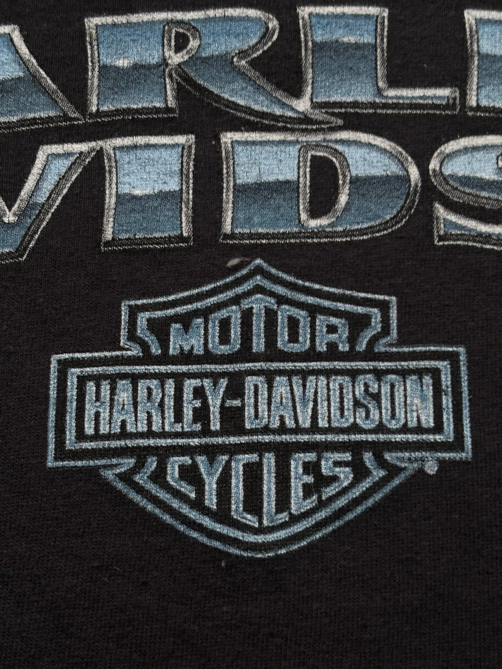 Vintage 2000s Harley Davidson baggy tričko