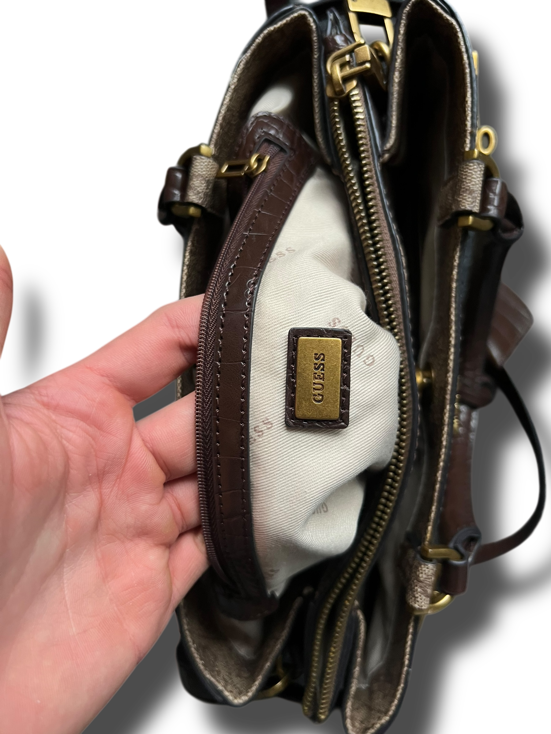 Vintage brown Y2k Guess kabelka