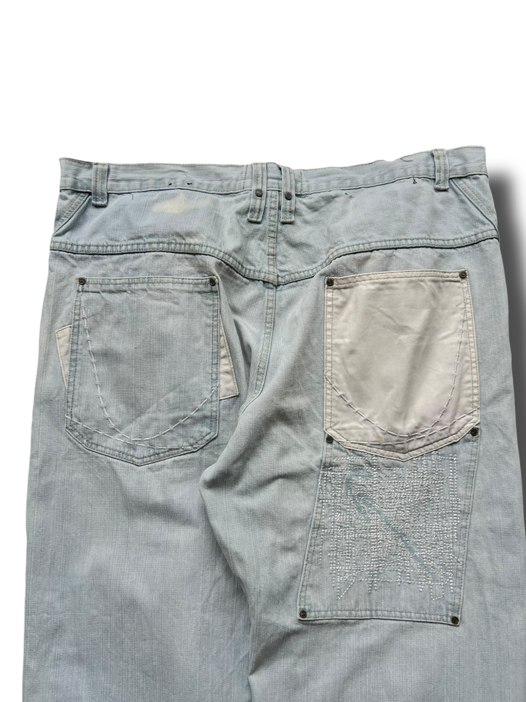 Vintage rare heavy washed Karl Kani jeans