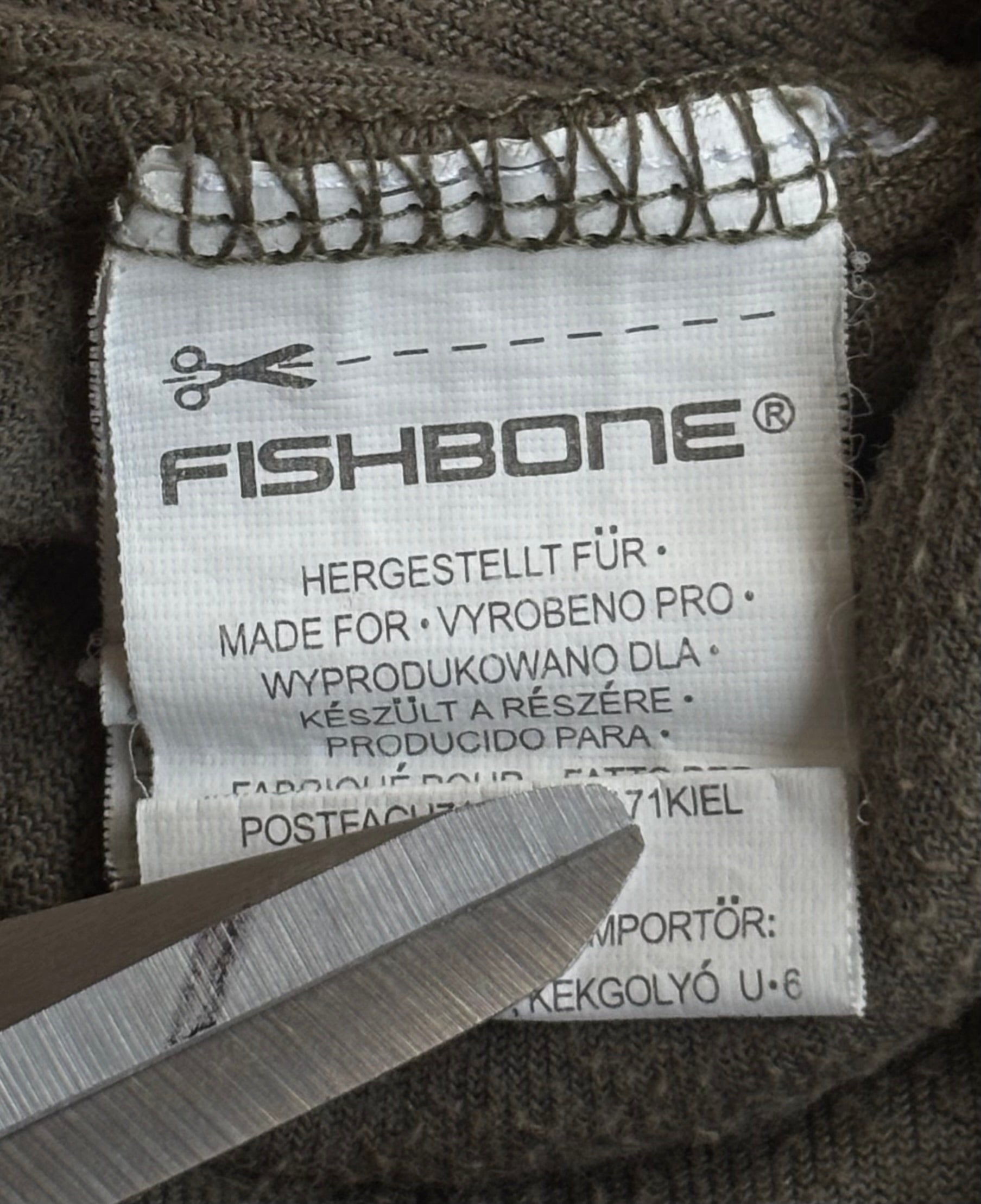 Y2K Fishbone cropped plyšová mikina