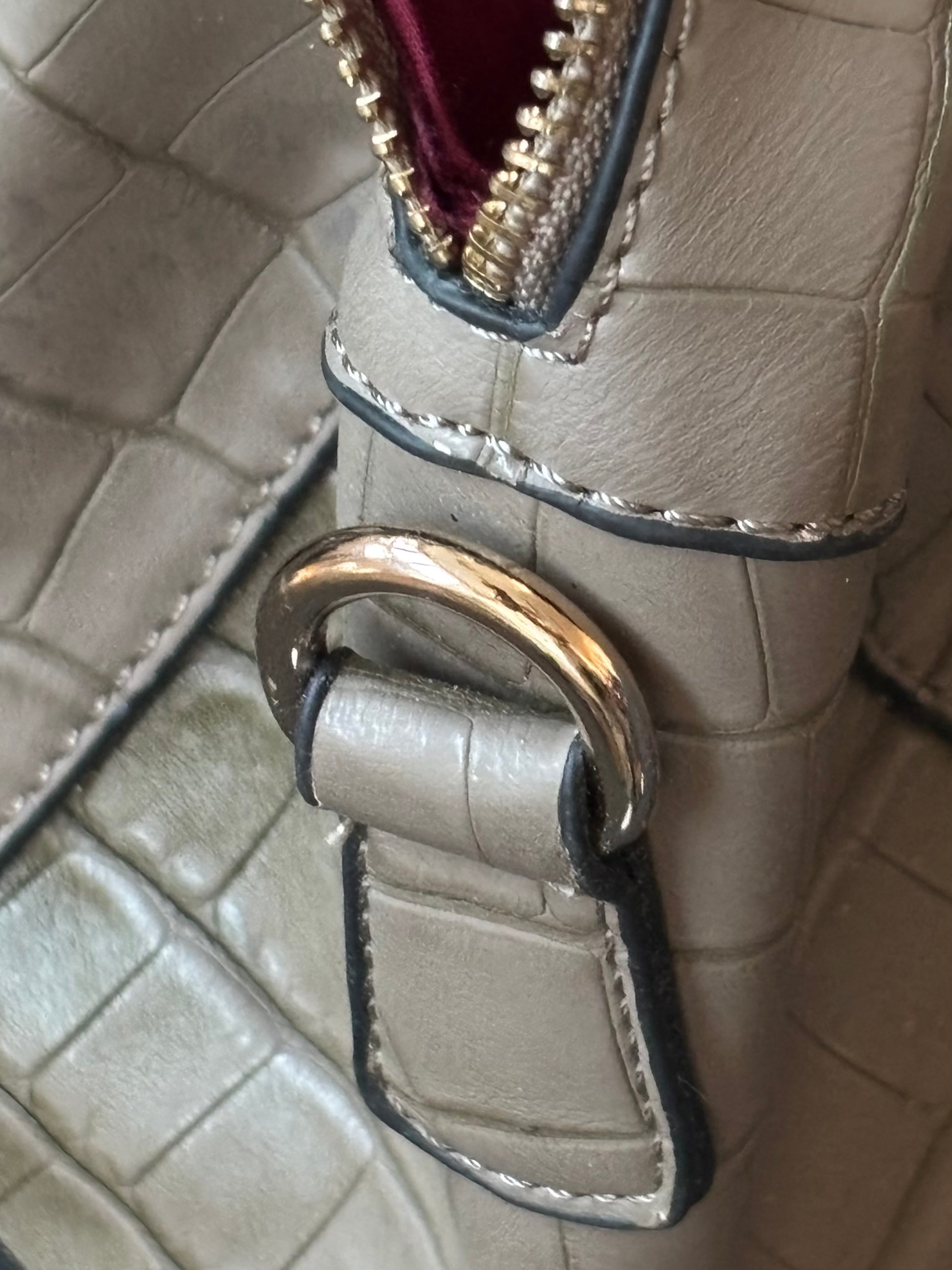 Vintage snake skin kabelka