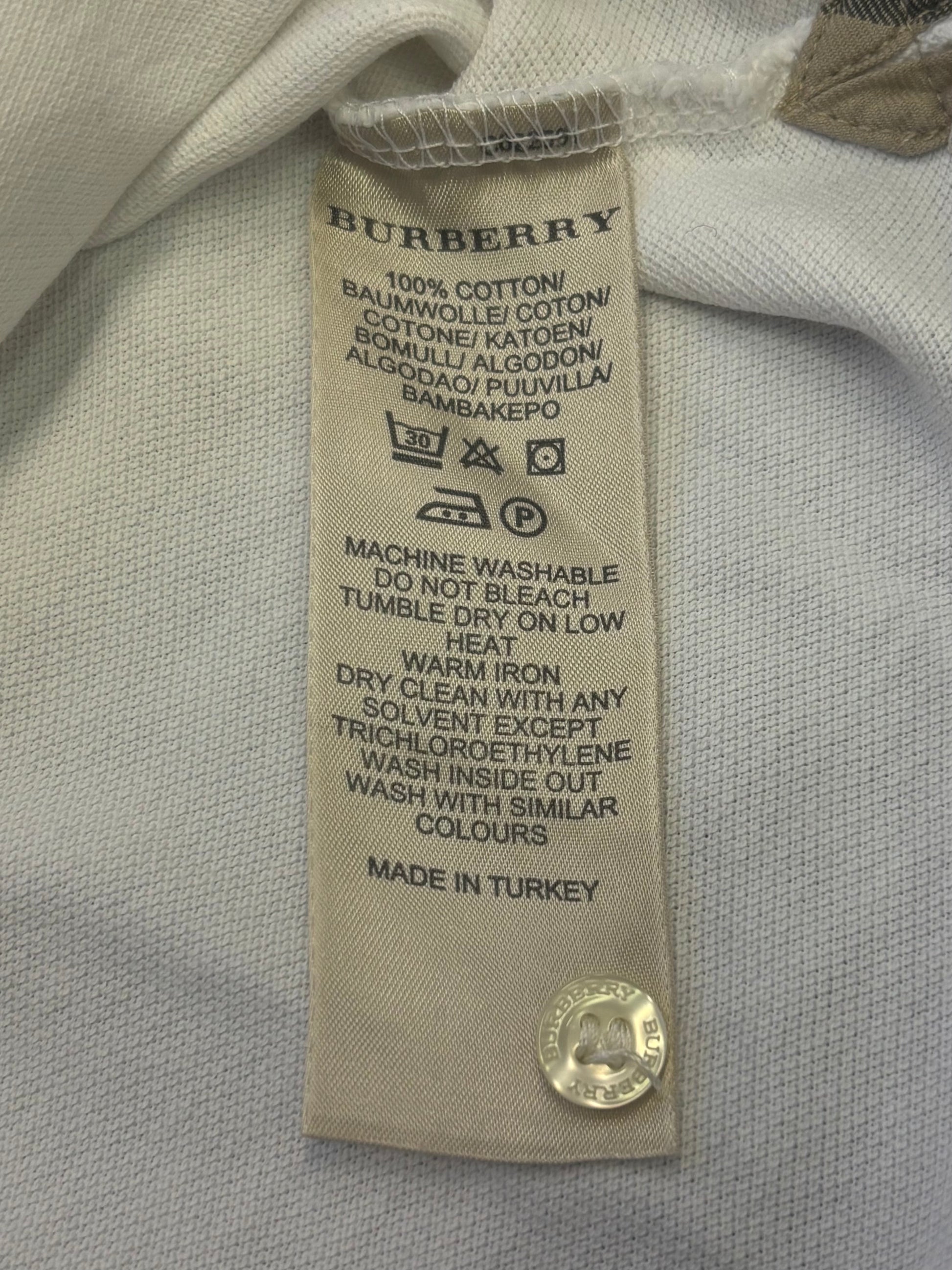 Vintage Burberry polo tričko