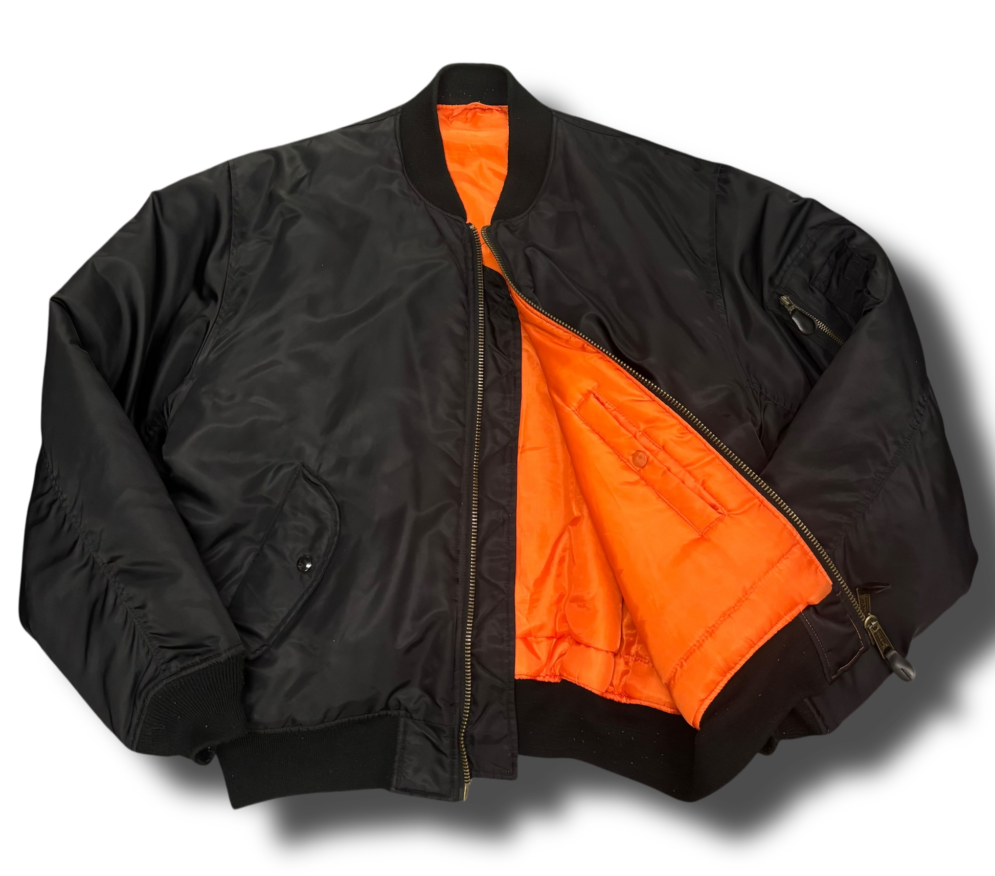 Vintage Delta army baggy bomber