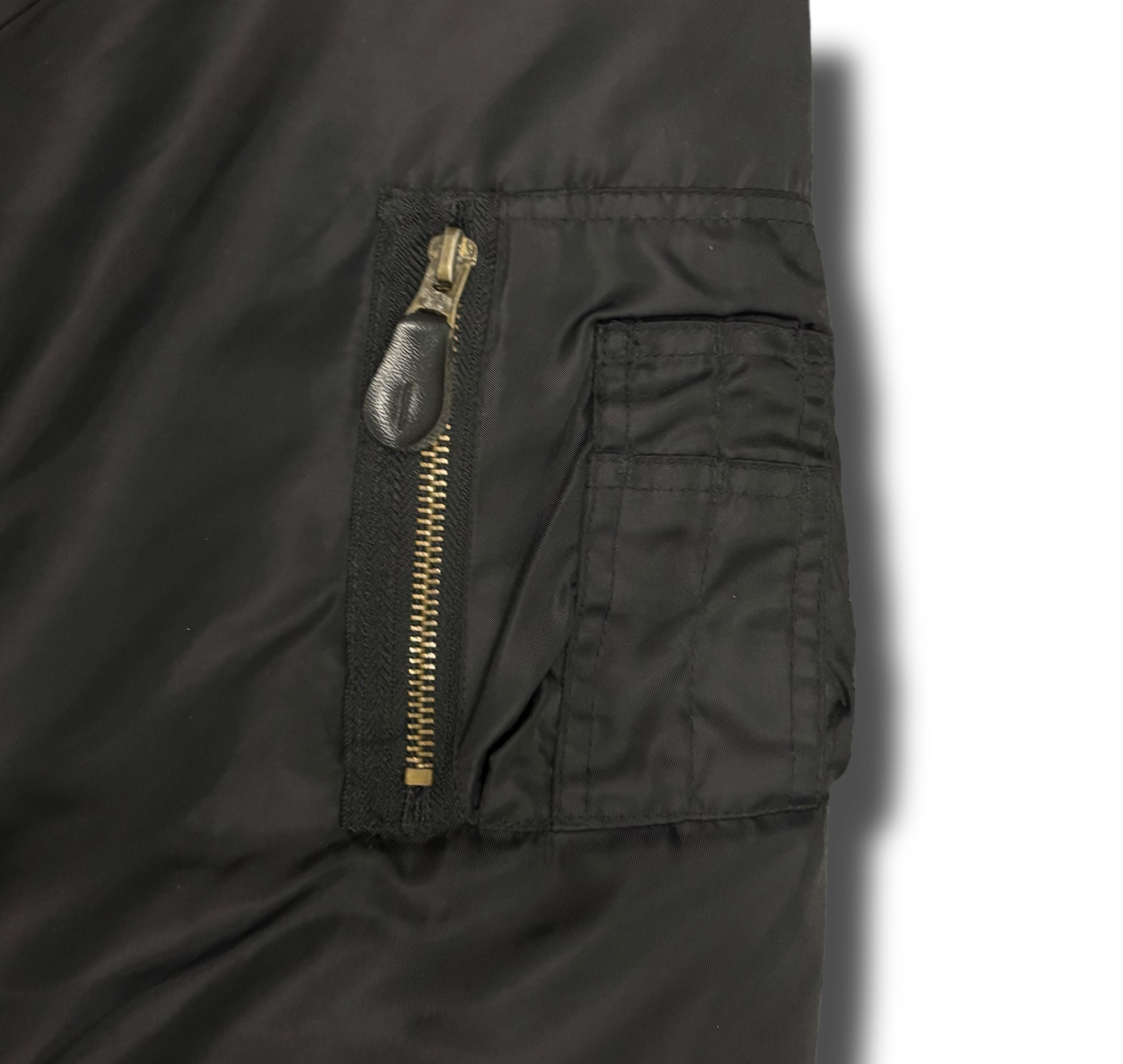 Vintage Delta army baggy bomber