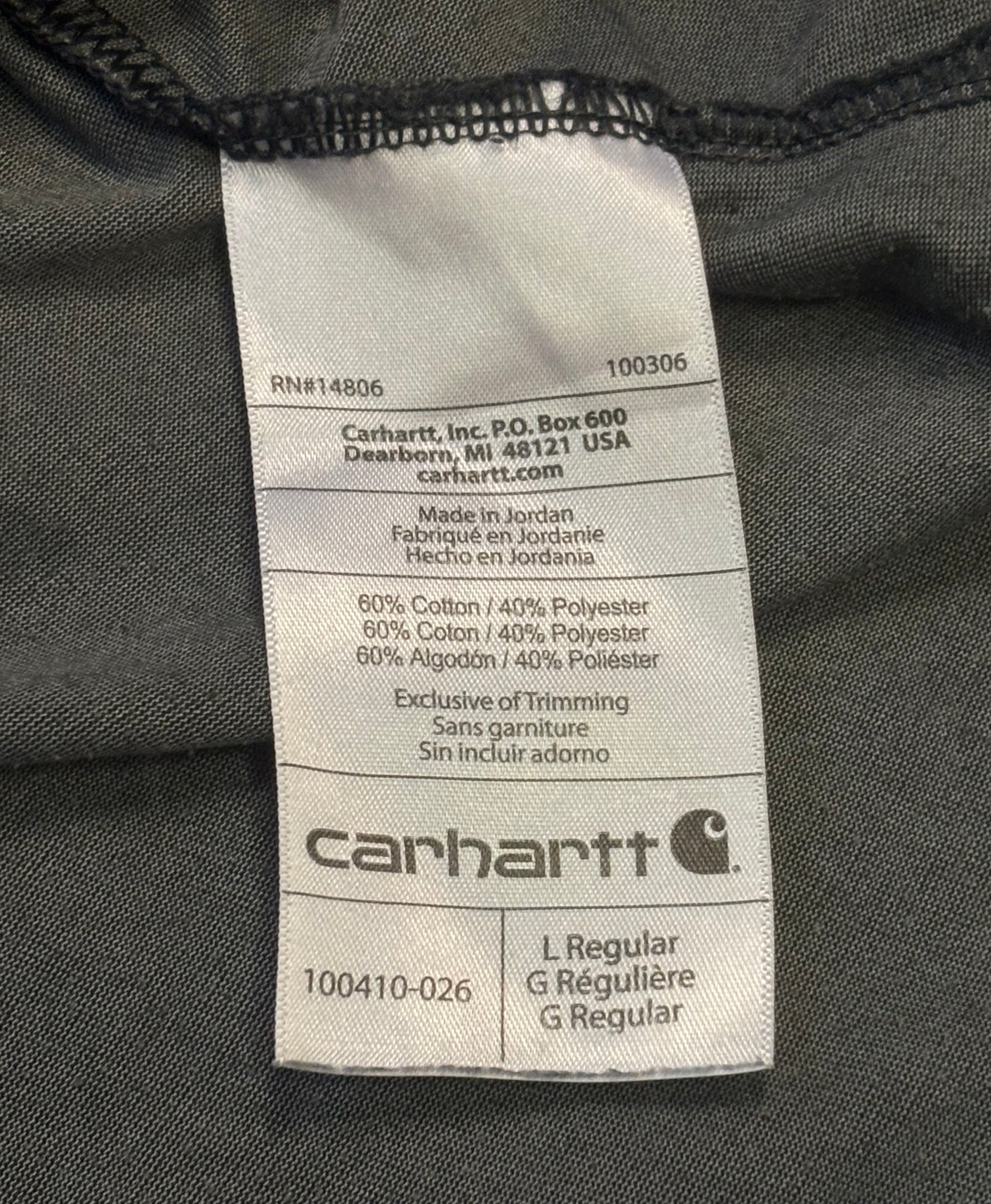 Vintage Carhartt baggy pocket tricko
