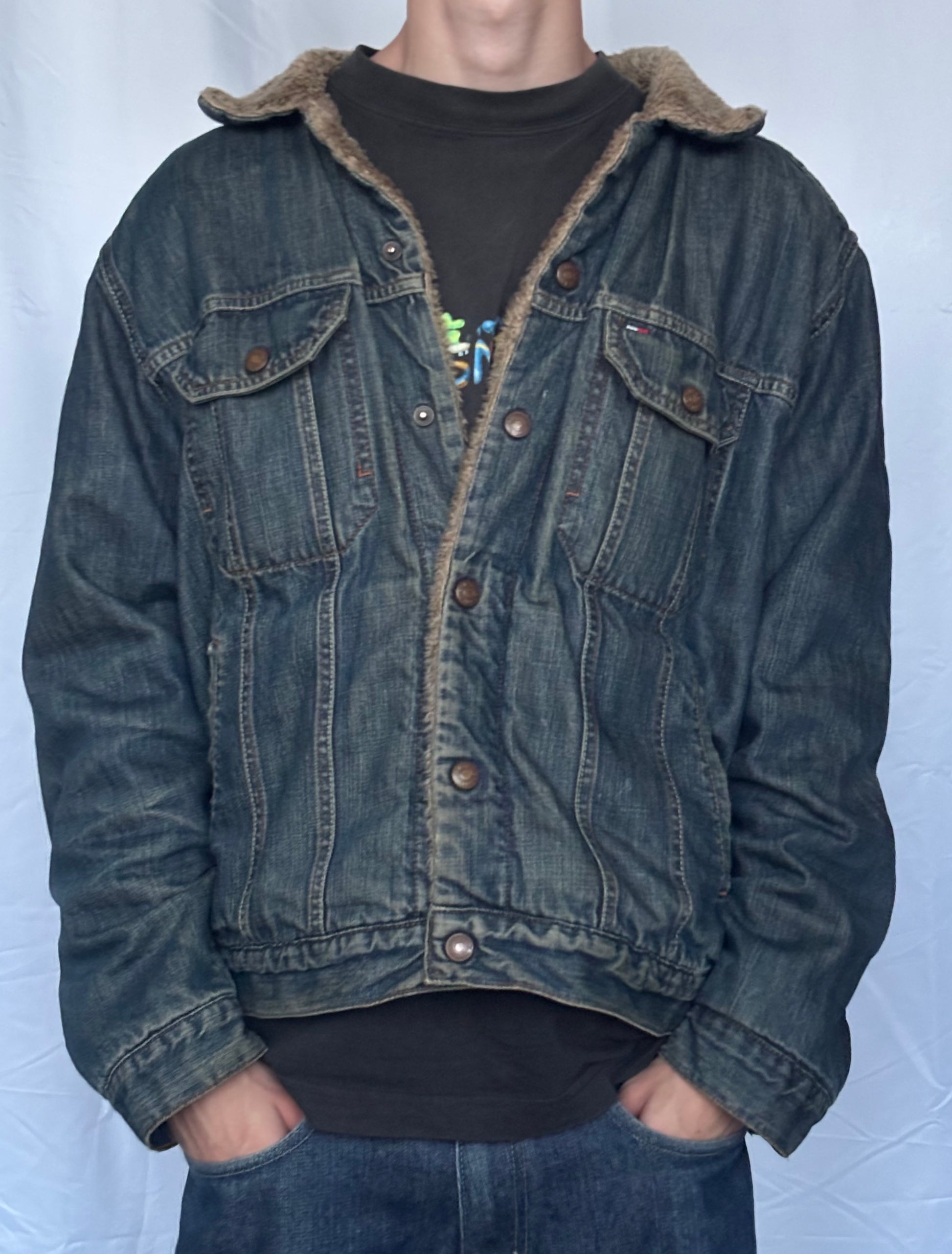 90s Tommy Hilfiger vintage džínová bunda