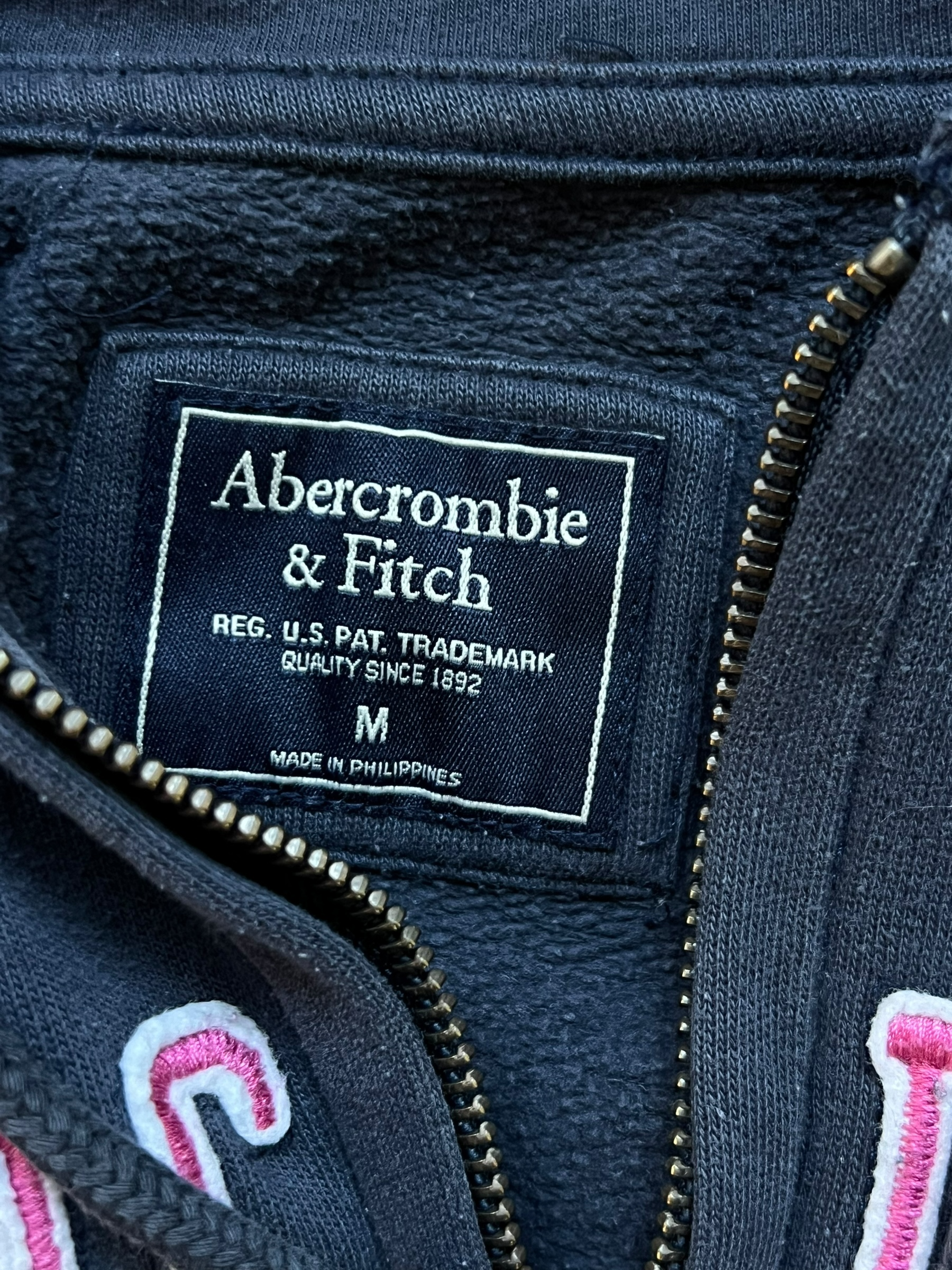 Vintage Japan style Abercrombie and Fitch zipp mikina