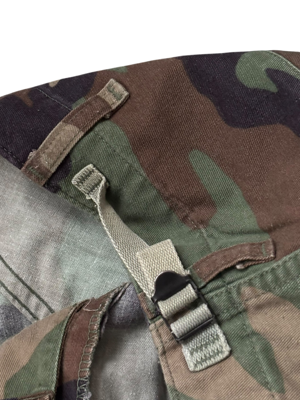 Y2K baggy camo maskáčové kalhoty