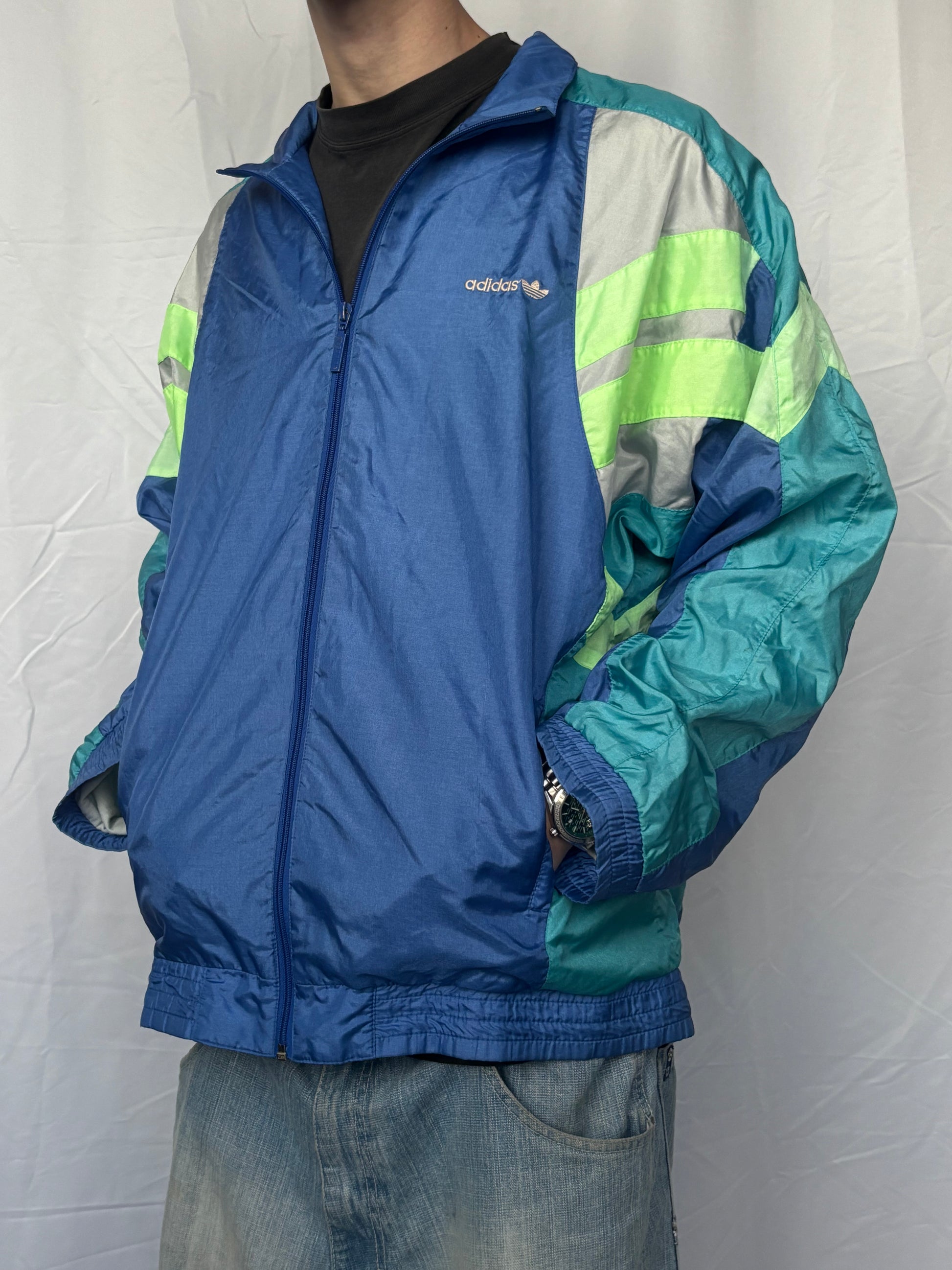 Vintage 90s Adidas šusťáková bunda