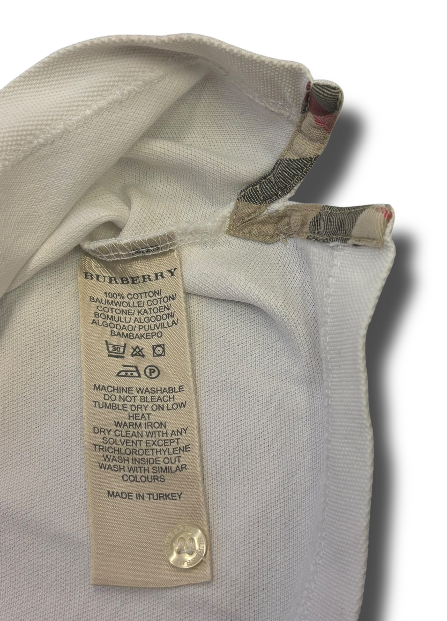 Vintage Burberry polo tričko