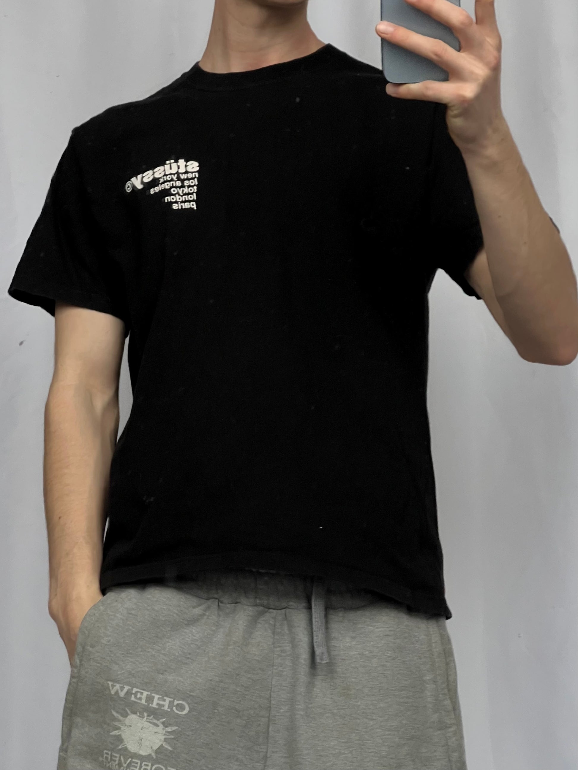 Stussy heavy cotton graphic triko