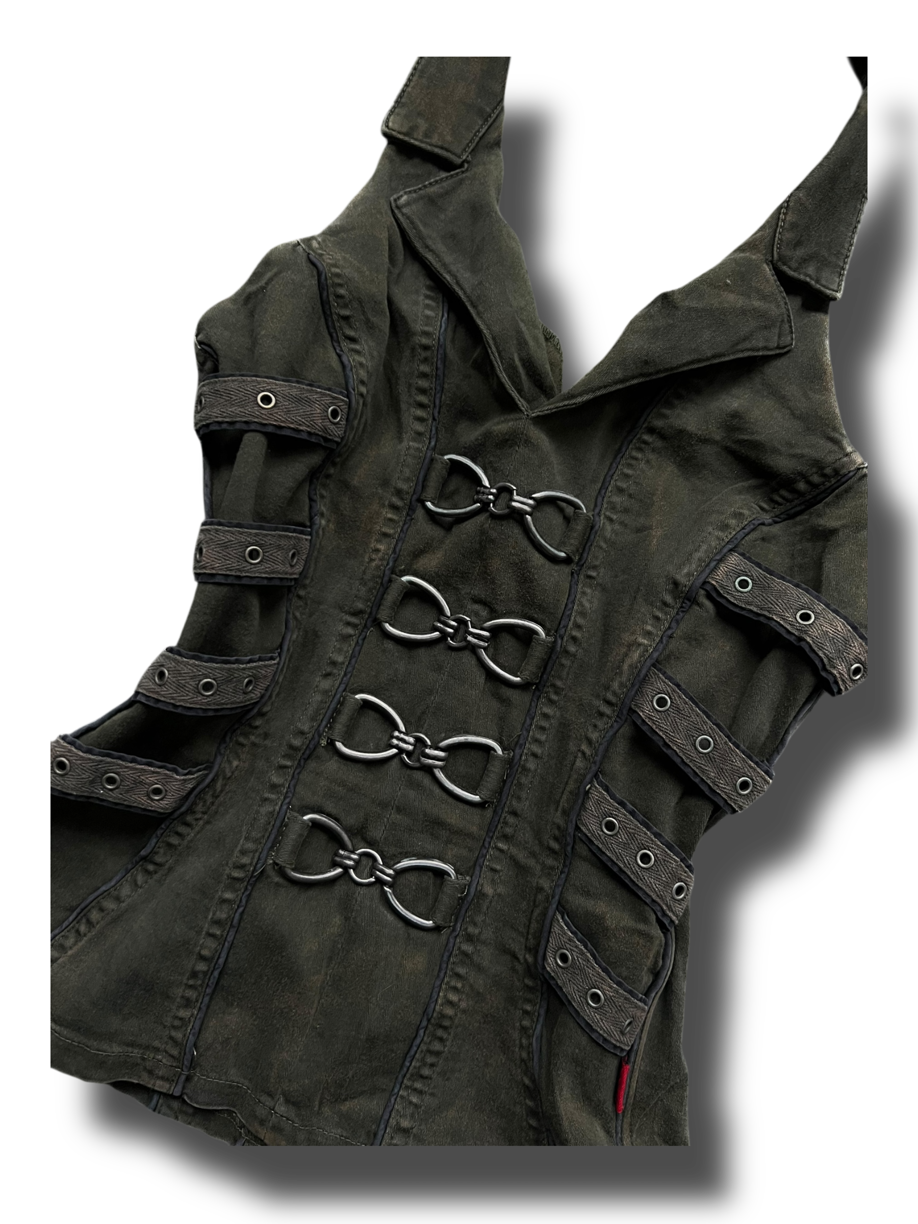 Vintage extremly rare opium 00s Y2k Tripp NYC girly top