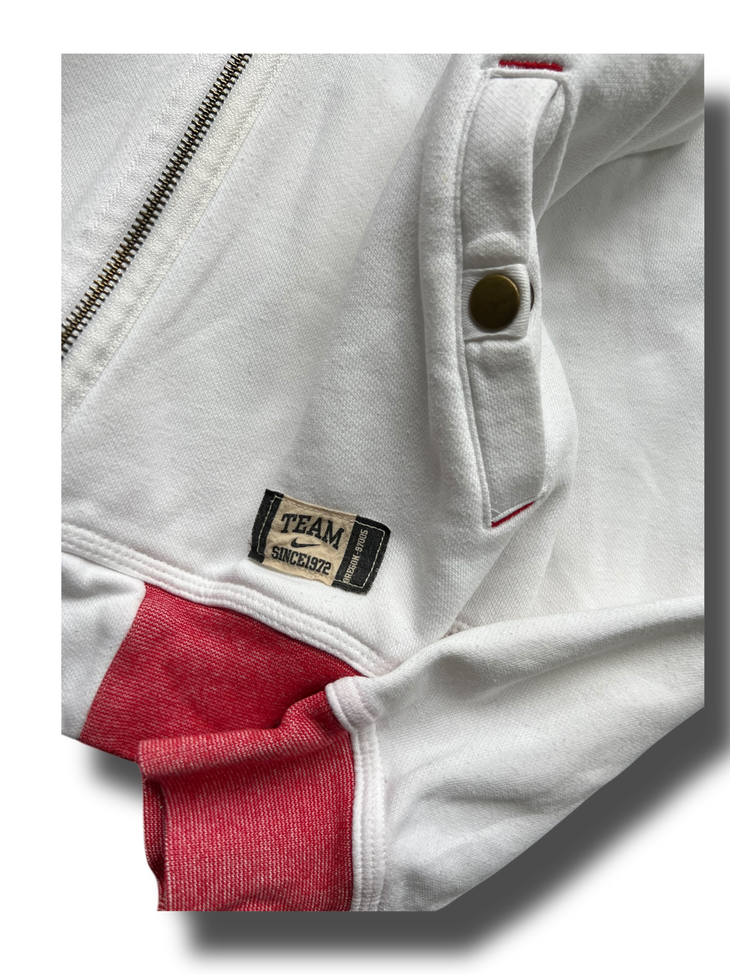 Vintage 2000s Y2k girly cropped Nike zipper