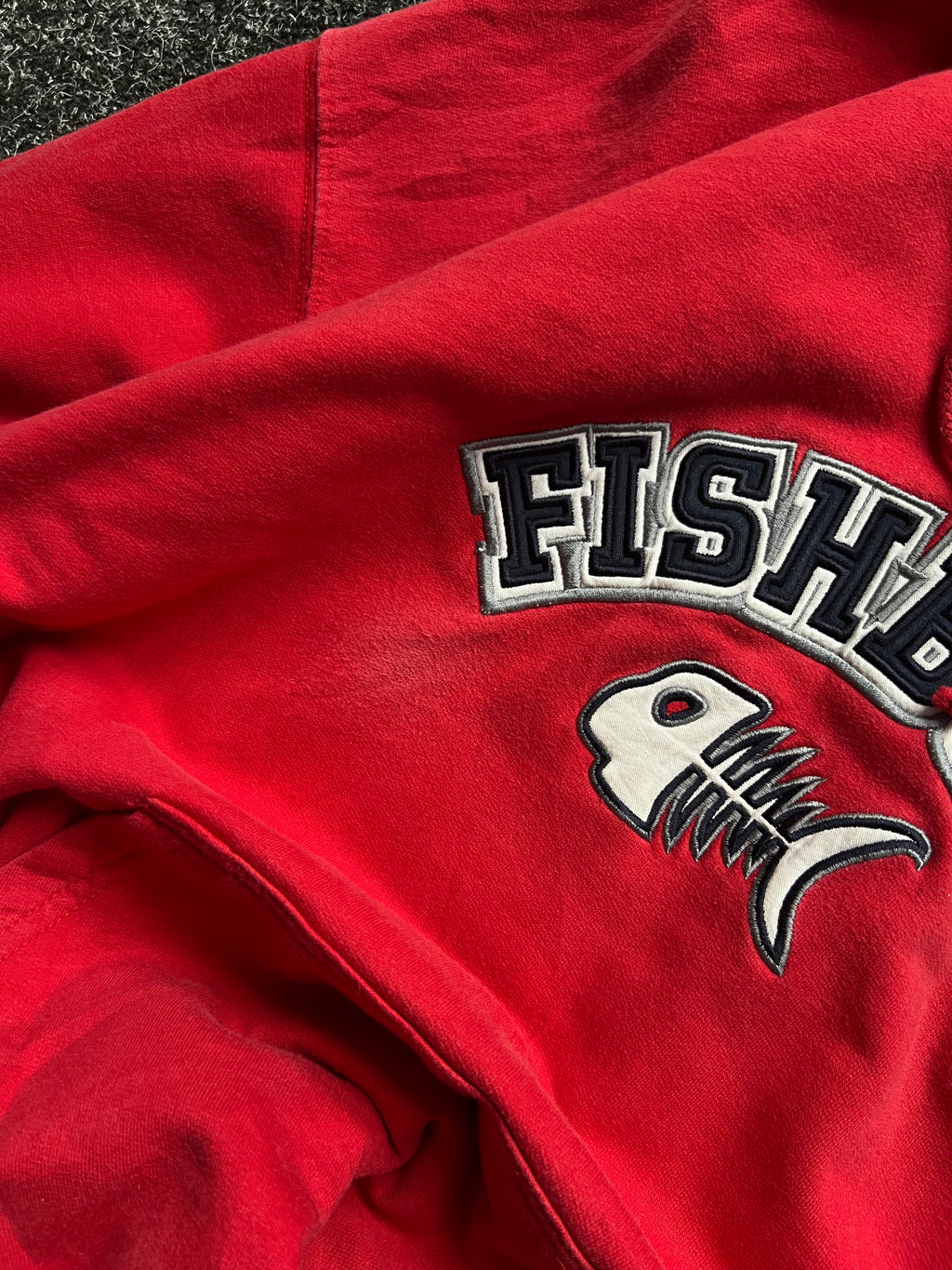 Vintage 90s heavy cotton Fishbone hoodie