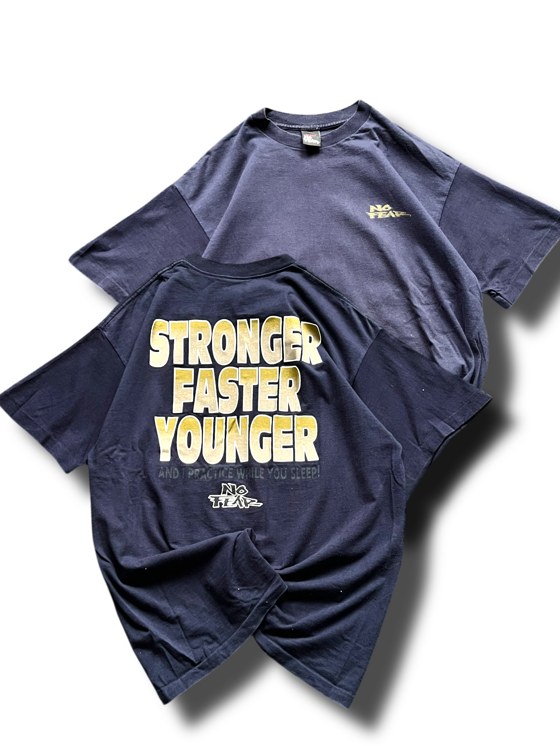 90s graphic Y2k No Fear rare triko